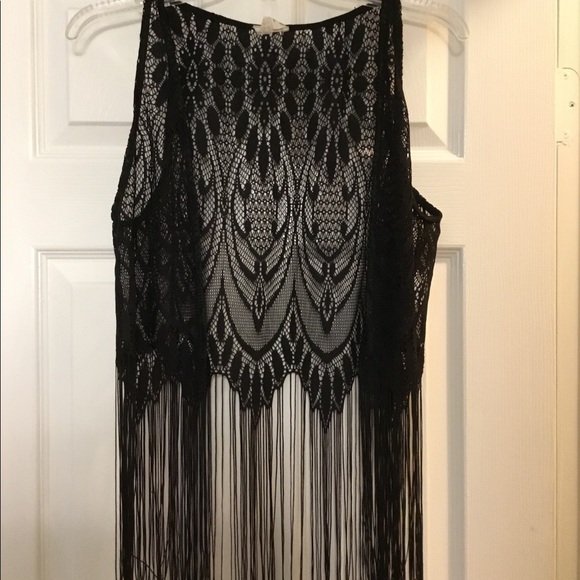 Black Poppy Tops - Cover Up add on Cardigan